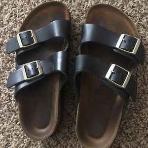 Black Birkenstock sandals